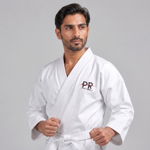 Meilleur service OEM de qualité supérieure, uniforme de karaté personnalisé, uniforme d'arts martiaux, uniforme de karaté approuvé, Dobok blanc - Product Image 5