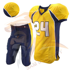 Uniformes de Fútbol Americano Personalizables, Ligeros, Ecológicos, Transpirables, 100% Poliéster, de Alta Calidad - Product Image 5