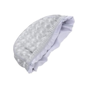 Bonnet de bain en silicone uni avec protection des oreilles pour un usage unisexe - Product Image 1