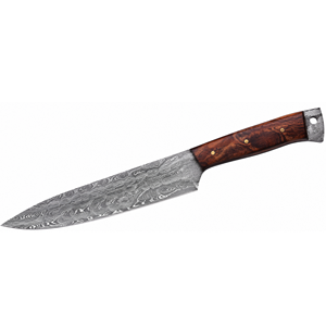 Ensemble de couteaux à steak en acier Damas forgé à la main avec manches en bois de noyer, couteaux de découpe de viande de qualité supérieure pour la cuisine professionnelle - Product Image 6