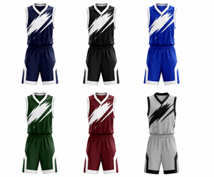 Ensemble d'uniformes de basketball réversibles personnalisés – Maillot et short pour jeunes, hommes et femmes – Nom personnalisé sur le devant – Respirant – Idéal pour l'hiver - Product Image 5