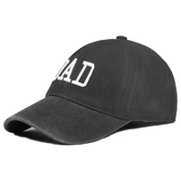 Casquette de baseball en denim délavé vintage avec broderie 3D 'DAD MOM', en coton, réglable, unisexe, décontractée, streetwear, sportive, formelle