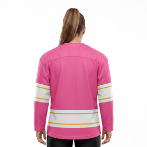 Camisetas de hockey sobre hielo para mujer, sublimación completa, venta al por mayor, camisetas de hockey de malla para mujer, camisetas de hockey de manga larga para mujer - Product Image 2