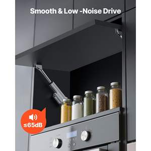 محرك خطي مقاوم للماء IP65 بجهد 12 فولت، طول 4 بوصات، سعة 675 رطل/3000 نيوتن، سرعة حركة 0.2 بوصة/ثانية، للاستخدام الخارجي مع أقواس تثبيت، طراز أسطواني - Product Image 5