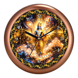 Stylish Ram Ji Promotional Office Wall <b>Clock</b> with HD <b>Digital</b> Print Contemporary Design for Valentine's Day & Christmas - Product Image 2