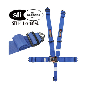 เข็มขัดนิรภัยสำหรับรถแข่ง TBRACING SF-502 ระดับพรีเมียม ได้รับการรับรองมาตรฐาน SFI แบบ 5 จุด สำหรับการแข่งรถแบบ Drag Racing รับผลิตแบบ OEM ODM พร้อมโลโก้และสีตามสั่ง ขายส่ง - Product Image 1