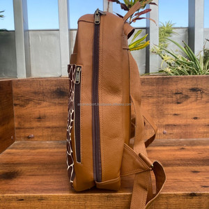 Nueva mochila duradera de cuero genuino de alta calidad para mujeres estudiantes mochila de viaje convertible grande multifuncional con estampado de animales - Product Image 4