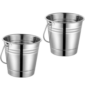Cubetera de Acero Inoxidable para Hotel, Banquete, Bar, Accesorios para Cubitera de Champán, Cubetera de Acero Inoxidable - Product Image 1