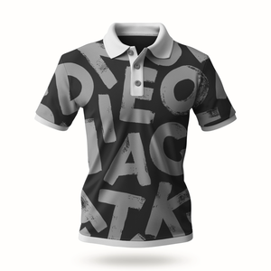 Polo de Punto Estampado Premium para Hombre, Ropa Deportiva de Secado Rápido, Proveedor de Logotipos Personalizados, Polo de Punto Estampado para Hombre de Alta Calidad al por Mayor - Product Image 5