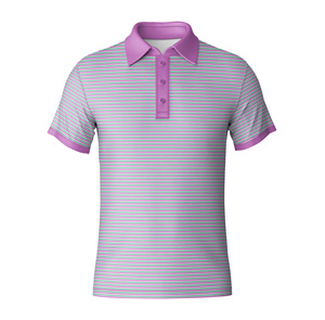 Polos de golf personalizados de alto rendimiento con sublimación completa y logotipo bordado, camisetas de golf para uniformes de equipo, venta directa de fábrica para clubes. - Product Image 2