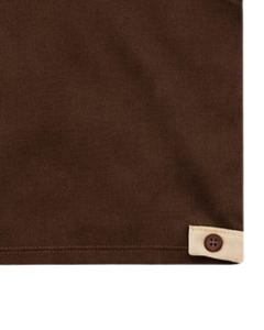 Men Brown Sleeveless Tank Top And Shorts <b>Set</b> Casual Summer Cotton Outfit Beige Trim Drawstring Two Piece <b>Set</b> Classic Fit - Product Image 4