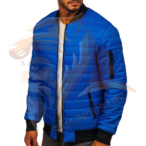 แจ็คเก็ตเบสบอลบอมเบอร์ผ้าฟลีซสไตล์เท่ห์สุดฮิตสำหรับผู้ชาย รับผลิตตามแบบ OEM พร้อมปักโลโก้ แจ็คเก็ตฤดูหนาวสำหรับผู้ชาย - Product Image 5