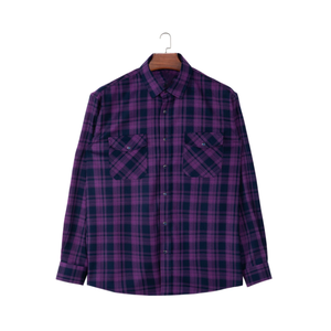 เสื้อเชิ้ตผ้าแฟลนเนลผู้ชายคุณภาพสูง ระบายอากาศได้ดี น้ำหนักเบา - Product Image 1