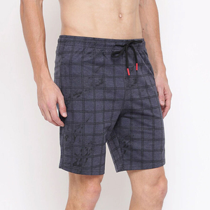 Pantalones Cortos de Playa para Hombre, Cintura Media Elástica, con Bolsillos, Secado Rápido, Tejido de Punto, 100% Poliéster, Estampado de Flores - Product Image 3
