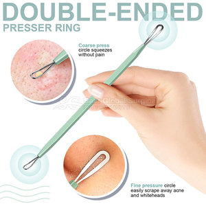 Extractor de Comedones Profesional Premium de Acero Inoxidable, Diseño Ergonómico con Agarre Cómodo y Acabado de Calidad para Uso Facial - Product Image 5