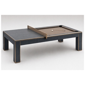 Table de billard Classico Grand Edition à double usage avec plateau de tennis de table |   Table de jeu convertible avec finition en marbre de luxe - Product Image 1