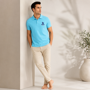 Polo homme en tissu doux et respirant, idéal pour un usage quotidien, coupe confortable, look élégant pour les hommes modernes. - Product Image 5