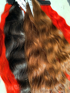 Extensiones de cabello a granel más vendidas Cabello vietnamita Doble ahogamiento 100 gramos Todos los colores 14 pulgadas - Product Image 4