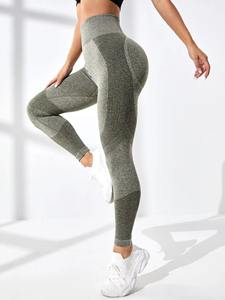 Leggings de Yoga Casuales para Mujer, Corte Ajustado, Tela de Nailon/Viscosa, Cintura Alta, Elásticos, Transpirables, Ecológicos, con Bolsillos Laterales, 2026 - Product Image 4