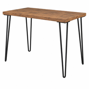 19 in. Hairpin Furniture <b>Legs</b> 4 Pack, 2-Rod Heavy-Duty Metal <b>Table</b> <b>Legs</b>, 500 lb Load for Dining <b>Table</b>, Desk, DIY, EDPTBL010 - Product Image 1