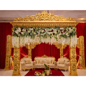 Montaje de Mandap Premium para Bodas de Destino, Exclusivo Montaje de Mandap para Bodas Indias, Venta al por Mayor de Mandaps Estilo Bollywood en EE. UU. - Product Image 1