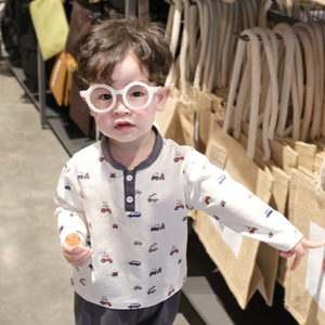 ชุดเสื้อผ้าเด็กผู้ชายคุณภาพดี ผ้าฝ้าย สวมใส่สบาย เหมาะสำหรับเด็กวัยหัดเดิน - Product Image 2