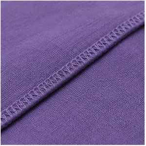 Womens <b>Purple</b> Crew Neck Puff Short Sleeve Relaxed Fit T <b>Shirt</b> WTS-0149 - Product Image 6