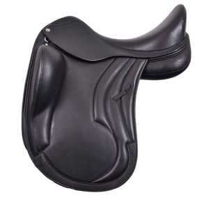 Selle d'équitation anglaise professionnelle en cuir pour la performance et l'entraînement quotidiens - Product Image 1