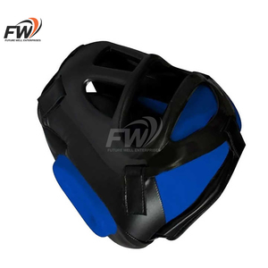 ราคาขายส่งจากโรงงาน สินค้ามาใหม่ คุณภาพสูง หนังแท้ ระบายอากาศได้ดี ปรับแต่งได้ หมวกป้องกันศีรษะ สำหรับชกมวย MMA กีฬาฝึกซ้อม ผู้ใหญ่ - Product Image 5