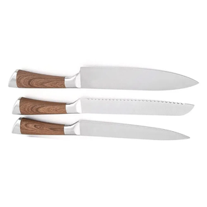 High Quality Kitchen <b>Knife</b> <b>Set</b> Stainless Steel Professional Chef <b>Knife</b> <b>Set</b> with <b>Sharp</b> Blade and Wooden Handle - Product Image 4
