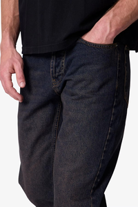 Jeans en denim pour homme de haute qualité, personnalisés en coton, marque américaine Highstreet, taille mi-haute, coupe évasée, respirants, délavage noir, style Y2K - Product Image 6