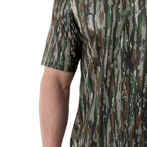 T-shirt formel à manches longues coupe classique pour homme en coton tricoté à motif uni - Product Image 2