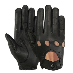 Gants et mitaines classiques vintage sur mesure pour hommes, en cuir souple, coupe ajustée, à doigts entiers - Product Image 1