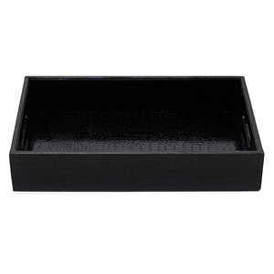 Bandeja de Servir Rectangular de Madera Maciza Ecológica al por Mayor, Bandeja de Madera de Acacia con Asas Recortadas para Comida, Té y Aperitivos - Product Image 6