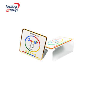 Support <span class=keywords><strong>de</strong></span> table personnalisé en PVC acrylique pour code NFC 13,56 MHz, avis Google, impression <span class=keywords><strong>de</strong></span> carte <span class=keywords><strong>de</strong></span> menu pour restaurant - Product Image 4