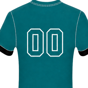 Maillot de football bleu sarcelle à manches courtes, uniforme d'équipe sportive, tenue d'entraînement, vêtements de sport performants - Product Image 4