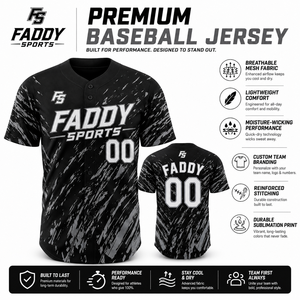 Custom Sublimation Baseball Jersey High Quality Breathable <b>Mesh</b> Baseball Shirt Team Uniform Full Button Men Athletic Sportswear - Product Image 5