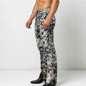 Pantalon en cuir véritable pour homme, style western, vêtement décontracté pour adulte, qualité supérieure. - Product Image 4