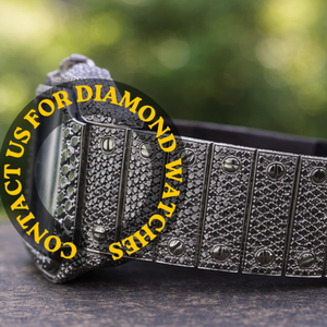 Reloj de Lujo con Diamantes Moissanite Negros de Primera Calidad, Caja Cuadrada, Esfera con Números, Movimiento de Cuarzo, Mecánico - Product Image 2