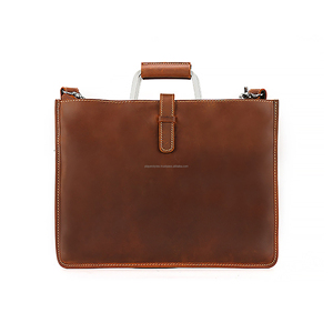 Sacoche en cuir vintage avec compartiment pour ordinateur portable, personnalisation de marque, fabrication OEM ODM, prix d'usine - Product Image 2
