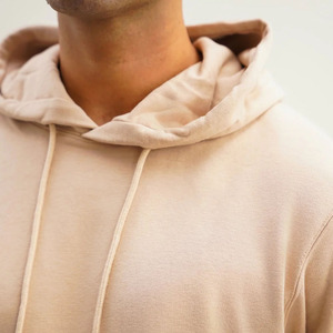 Sudadera con capucha de media cremallera de terciopelo 100% algodón personalizable para hombre, con diseño de bloques de color, ecológica, impermeable, de peso pesado, para invierno - Product Image 2