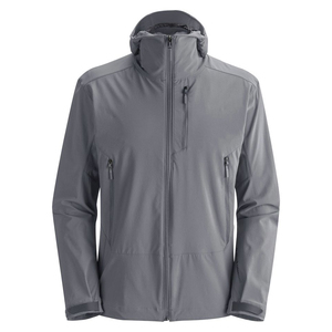 Veste softshell imperméable à capuche pour homme, couleur personnalisée, avec fermeture éclair rouge, vêtements d'extérieur sportifs d'hiver, coupe régulière, vestes softshell - Product Image 5