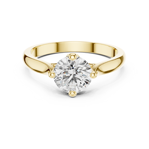 Star Round Cut Lab Grown Solitaire <b>Ring</b> <b>Set</b> in 18KT White <b>Gold</b> Certified for Party Wedding Daily Use Luxury Gifting for Women - Product Image 6