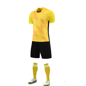 Conjunto de Camisetas de Fútbol Personalizadas, Camiseta de Fútbol Personalizada de Poliéster de Secado Rápido con Cuello en V, Venta al Por Mayor, Fabricante OEM - Product Image 3