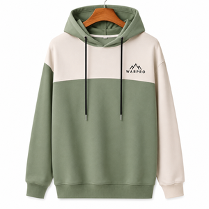 Sweat à capuche en molleton uni pour homme, décontracté, hiver, 100% coton, écologique, séchage rapide, respirant - Product Image 4