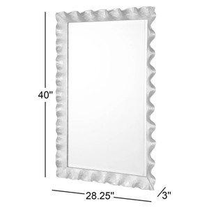 Hammered Gold Rectangular Wall <b>Mirror</b> – Luxury Metal <b>Frame</b> Decorative <b>Mirror</b> for Living Room, Bedroom & Bathroom - Product Image 2