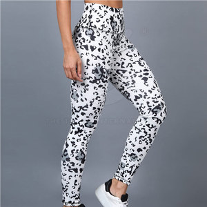 Durable High Quality Women <b>Leggings</b> with Elastic Waist Solid Pattern Stretch Soft Feel Spandex/<b>Nylon</b> Material for Workout - Product Image 3