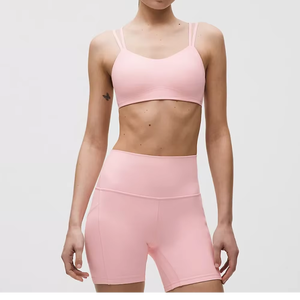 Conjuntos de Yoga de Secado Rápido, Transpirables, Ecológicos, de Spandex/Nylon, Sólidos, Talla Grande, Asimétricos, con Hombros Descubiertos, para Fitness y Deportes Acuáticos - Product Image 1