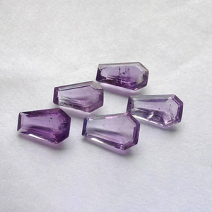 Piedra Preciosa Suelta de Amatista Natural de Calidad AAA+ en Forma de Ataúd, Corte Facetado y Calibrado, Disponible en Todos los Tamaños - Product Image 4