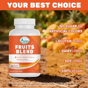 Complément alimentaire OEM/ODM de fruits et légumes, vitamines de fruits et légumes avec mélange prébiotique pour soutenir le système immunitaire - Product Image 3